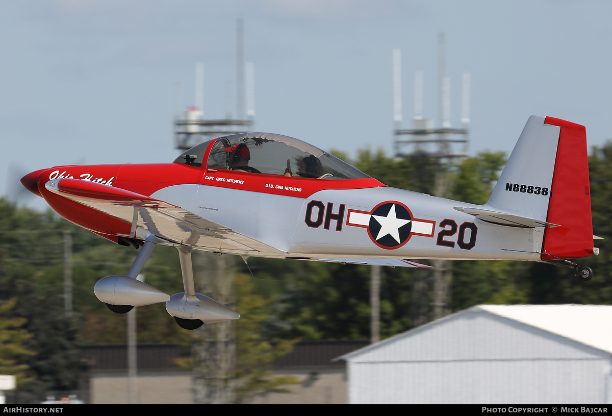 Aircraft Photo of N88838 | Van's RV-8 | USA - Air Force | AirHistory.net #774702