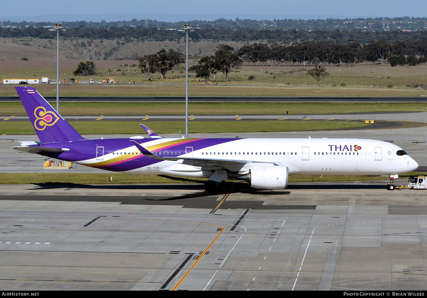 Aircraft Photo of HS-THS | Airbus A350-941 | Thai Airways International | AirHistory.net #774716