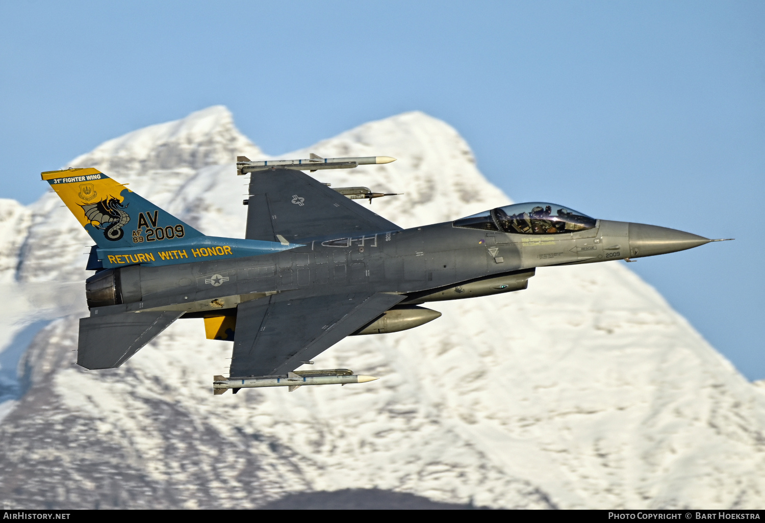 Aircraft Photo of 89-2009 / AF89-2009 | General Dynamics F-16CG Fighting Falcon | USA - Air Force | AirHistory.net #774723