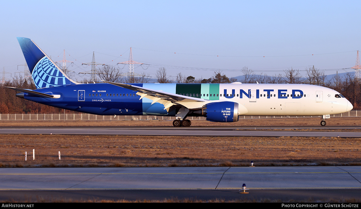 Aircraft Photo of N24988 | Boeing 787-9 Dreamliner | United Airlines | AirHistory.net #774742