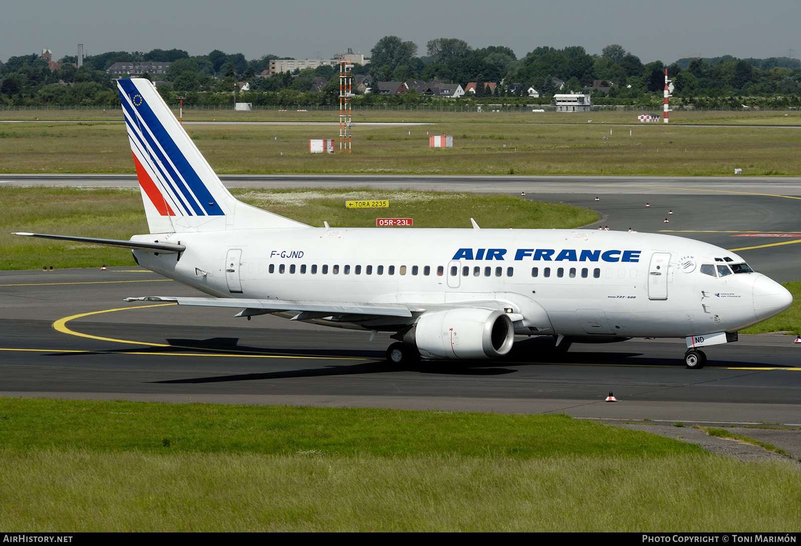 Aircraft Photo of F-GJND | Boeing 737-528 | Air France | AirHistory.net #774760