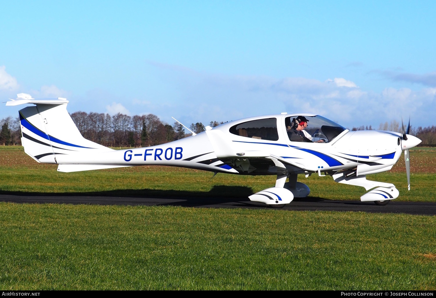 Aircraft Photo of G-FROB | Diamond DA40 NG Diamond Star | AirHistory.net #774761