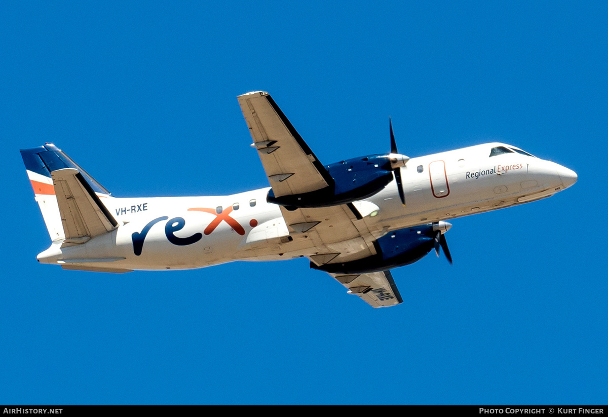 Aircraft Photo of VH-RXE | Saab 340B | REX - Regional Express | AirHistory.net #774777