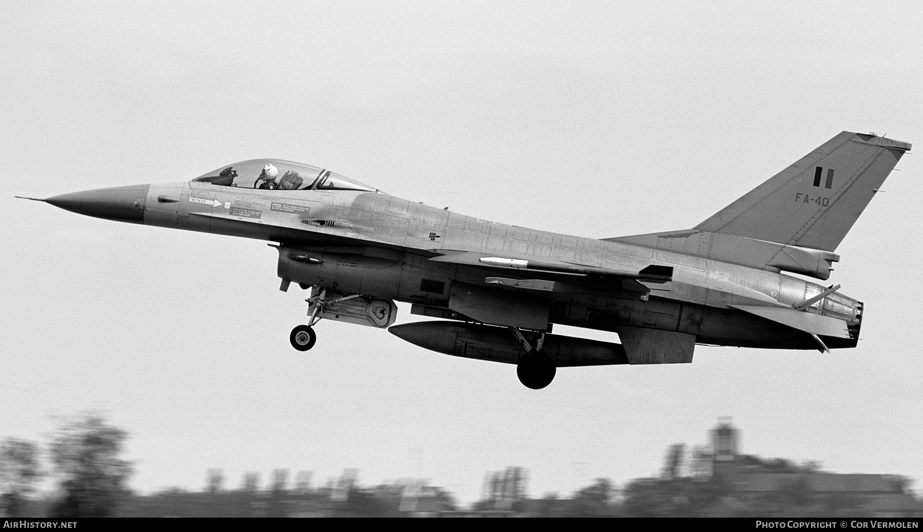 Aircraft Photo of FA40 | General Dynamics F-16A Fighting Falcon | Belgium - Air Force | AirHistory.net #774798