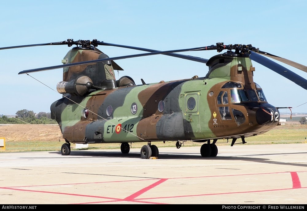 Aircraft Photo of HT17-12 | Boeing Vertol CH-47D Chinook | Spain - Army | AirHistory.net #774806