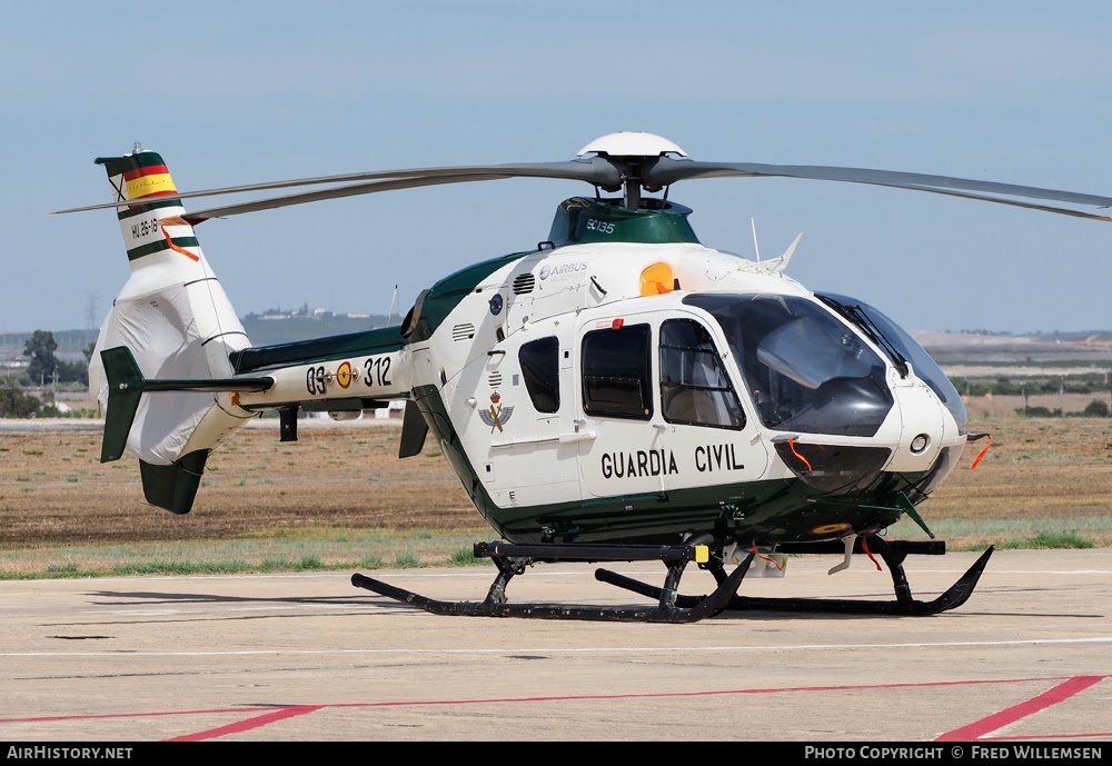 Aircraft Photo of HU.26-18 | Eurocopter EC-135P-2+ | Spain - Guardia Civil | AirHistory.net #774810