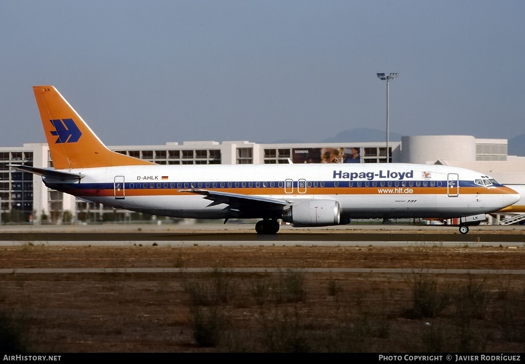 Aircraft Photo of D-AHLK | Boeing 737-4K5 | Hapag-Lloyd | AirHistory.net #774816