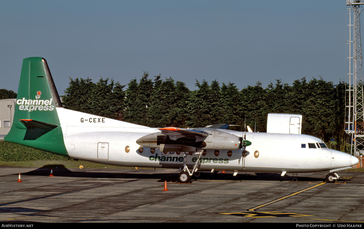 Aircraft Photo of G-CEXE | Fokker F27-500F Friendship | Channel Express | AirHistory.net #774841
