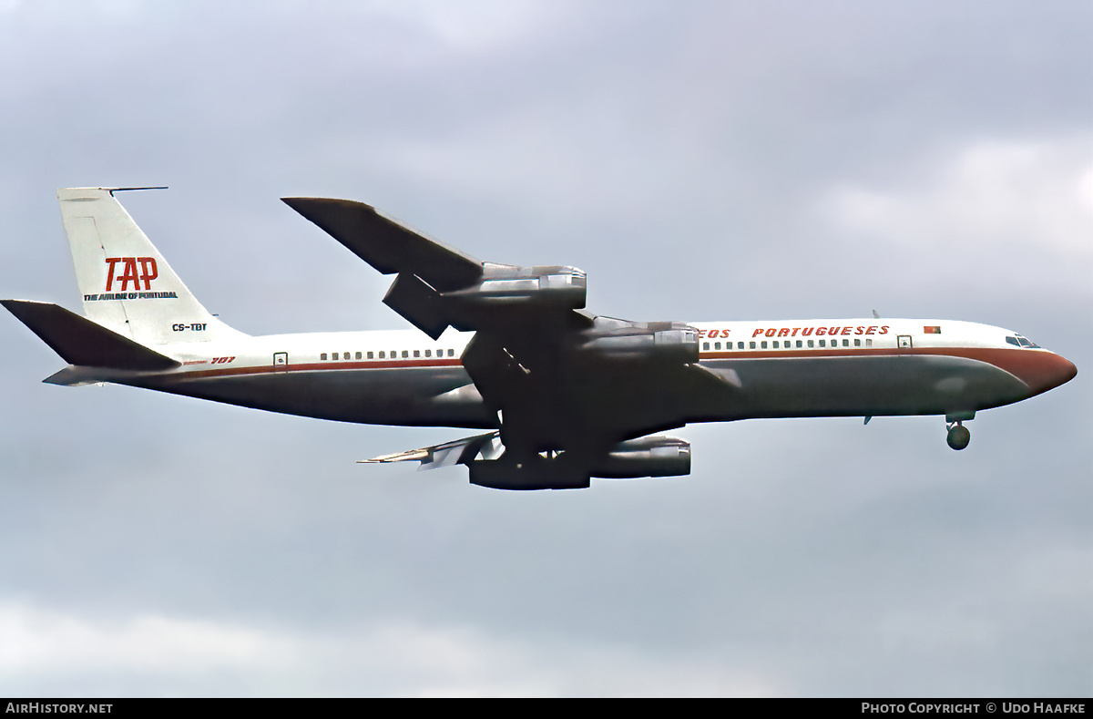 Aircraft Photo of CS-TBT | Boeing 707-3F5C | TAP - Transportes Aéreos Portugueses | AirHistory.net #774842