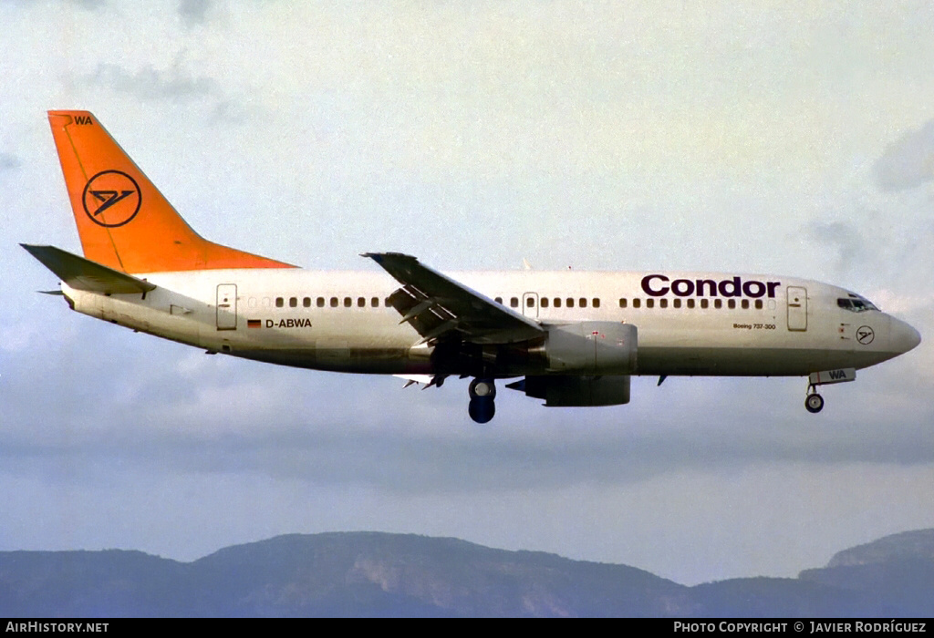 Aircraft Photo of D-ABWA | Boeing 737-330 | Condor Flugdienst | AirHistory.net #774847