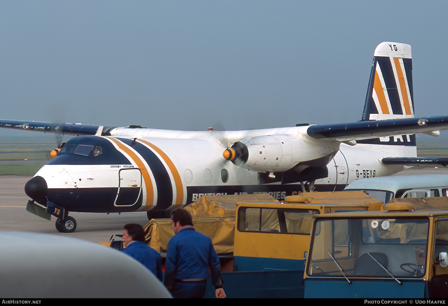 Aircraft Photo of G-BEYG | Handley Page HPR-7 Herald 401 | British Air Ferries - BAF | AirHistory.net #774852