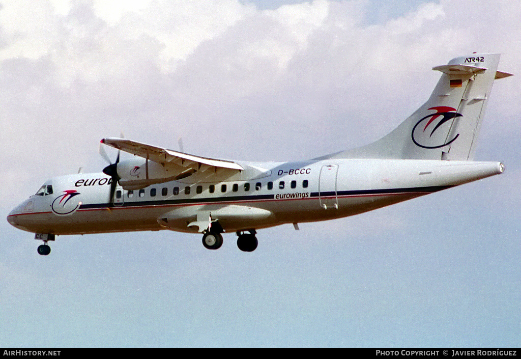 Aircraft Photo of D-BCCC | ATR ATR-42-300 | Eurowings | AirHistory.net #774853