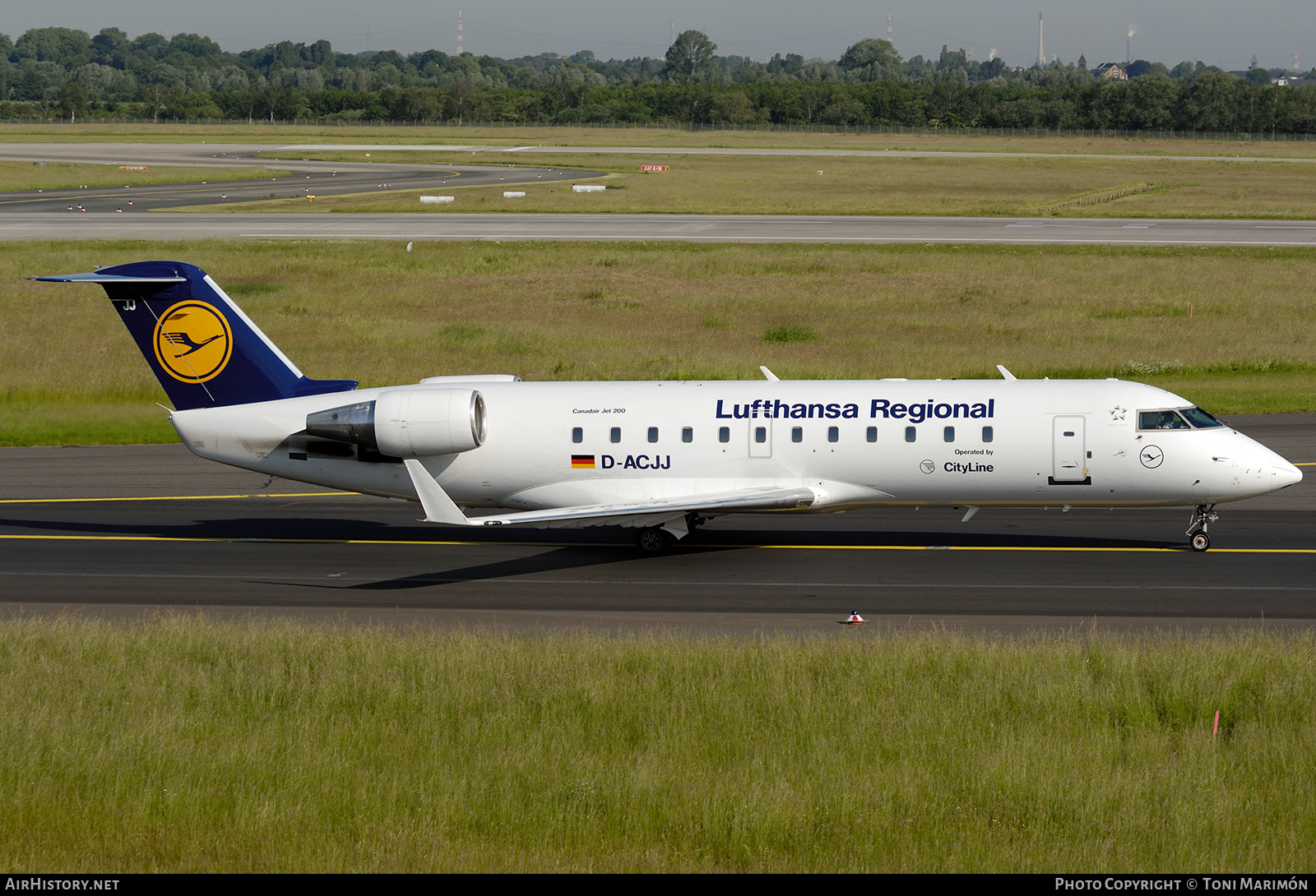 Aircraft Photo of D-ACJJ | Bombardier CRJ-100LR (CL-600-2B19) | Lufthansa Regional | AirHistory.net #774889