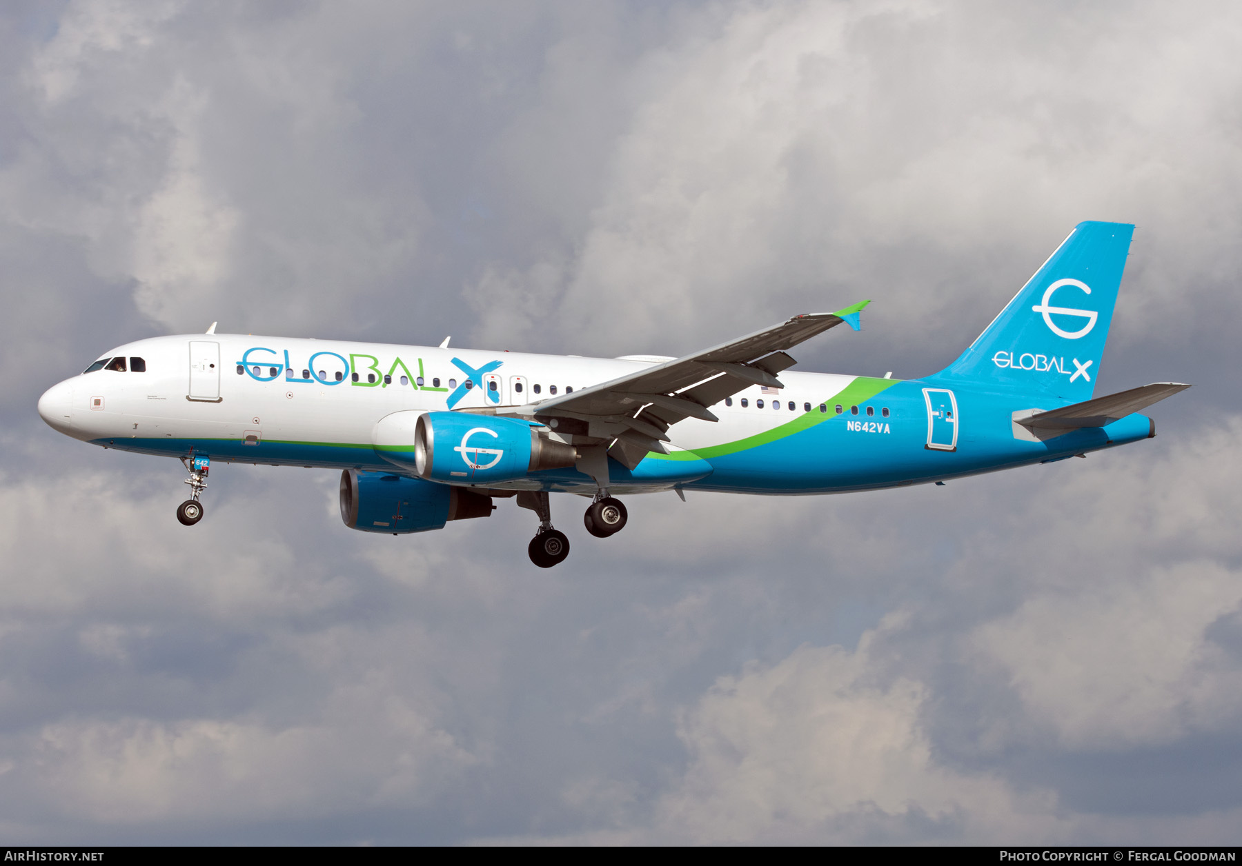 Aircraft Photo of N642VA | Airbus A320-214 | GlobalX | AirHistory.net #774905