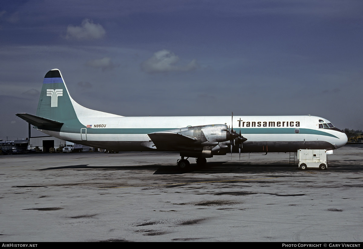 Aircraft Photo of N860U | Lockheed L-188C(F) Electra | Transamerica Airlines | AirHistory.net #774906