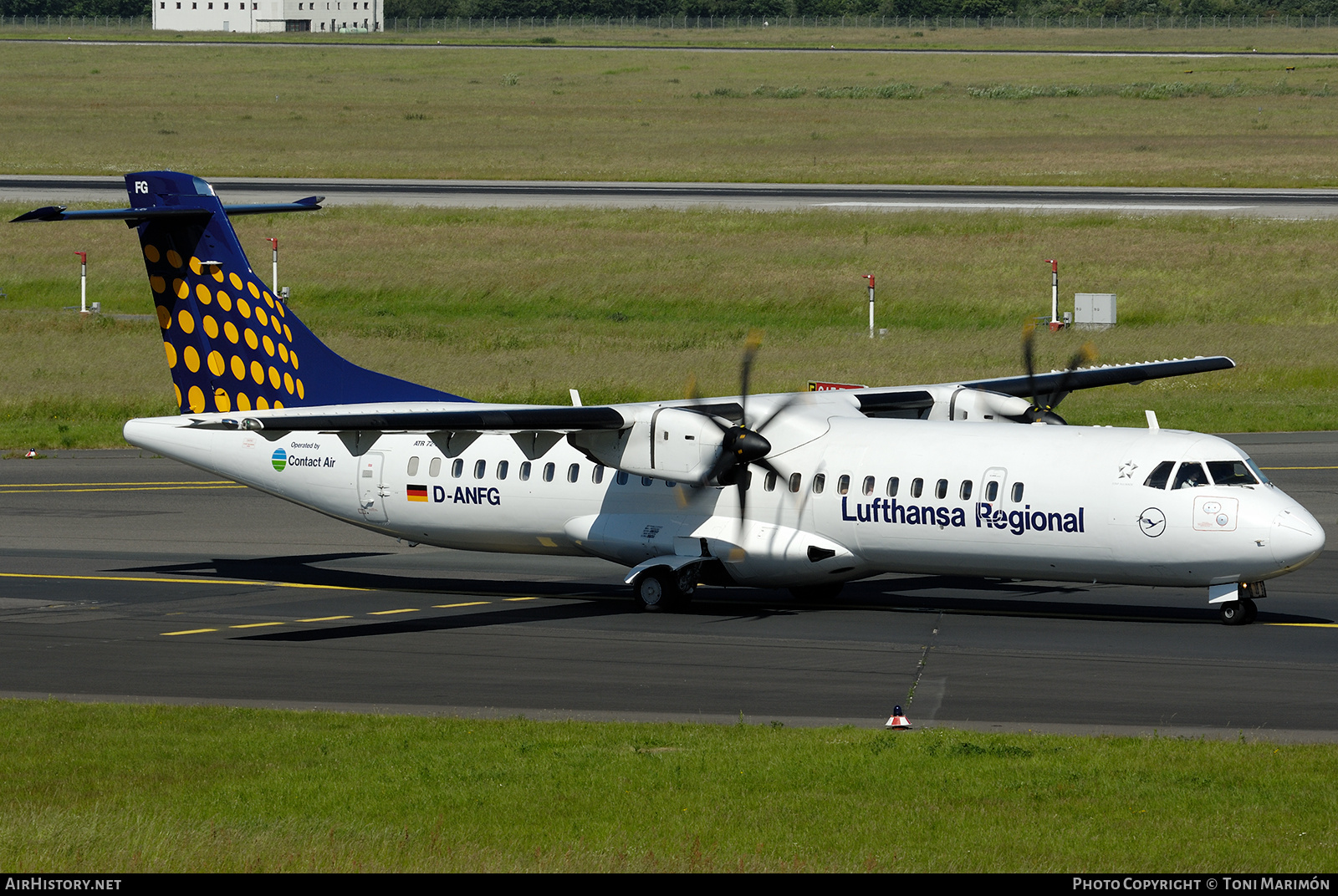 Aircraft Photo of D-ANFG | ATR ATR-72-500 (ATR-72-212A) | Lufthansa Regional | AirHistory.net #774923
