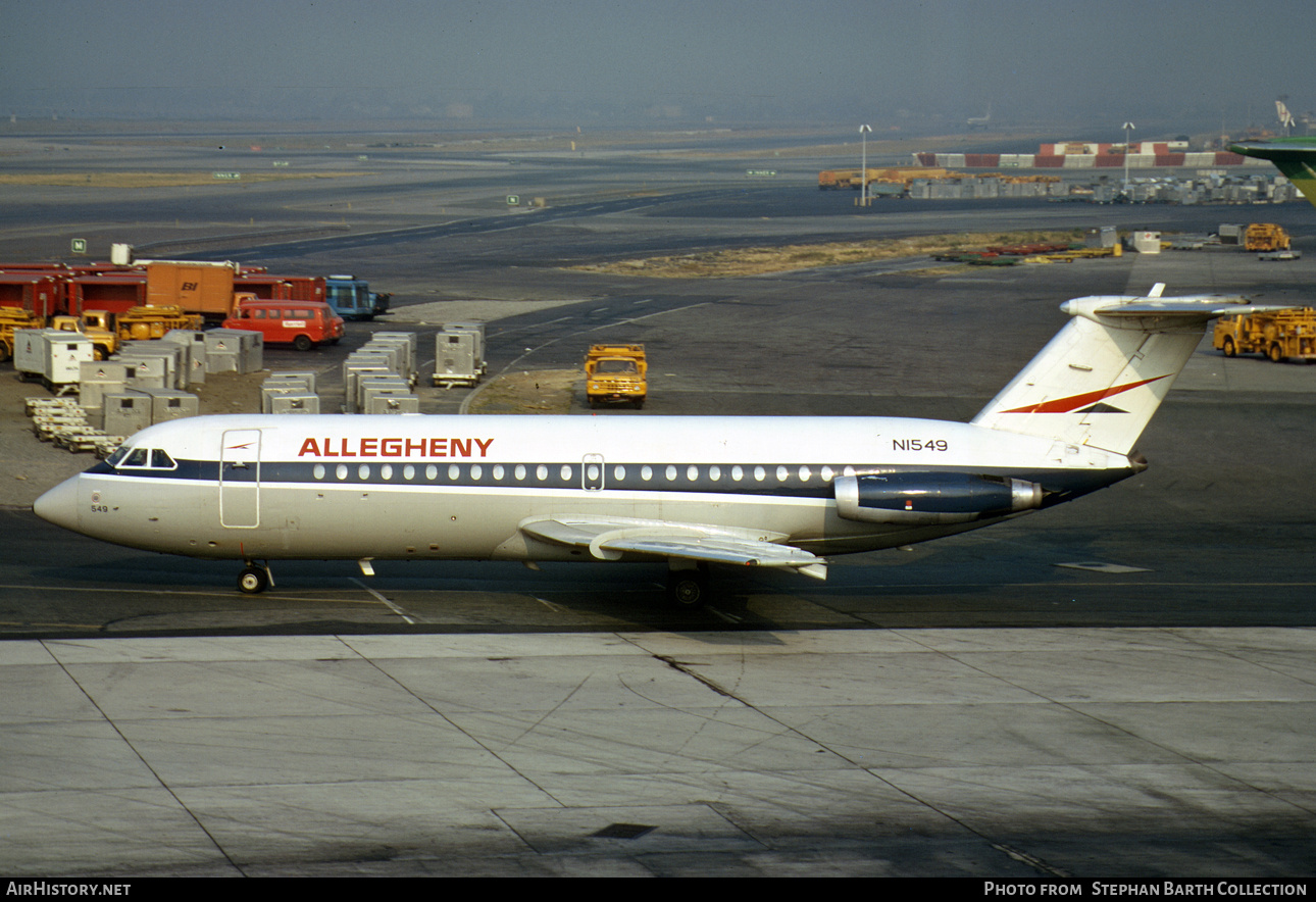 Aircraft Photo of N1549 | BAC 111-203AE One-Eleven | Allegheny Airlines | AirHistory.net #774933
