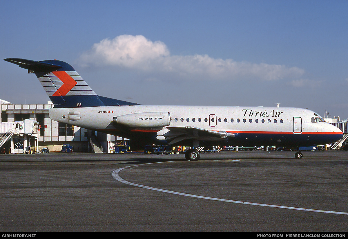Aircraft Photo of C-GTUU | Fokker F28-1000 Fellowship | Time Air | AirHistory.net #774944