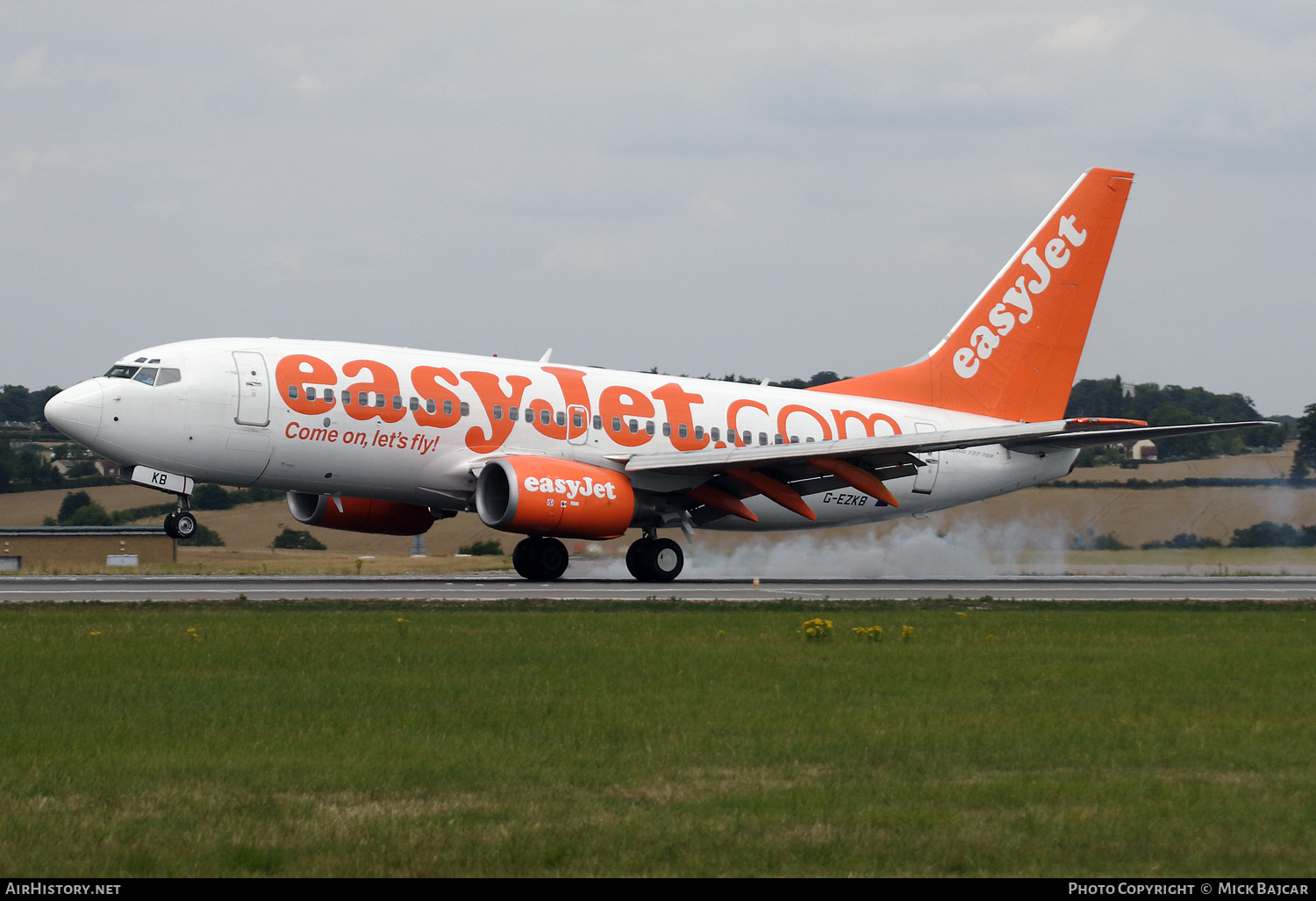 Aircraft Photo of G-EZKB | Boeing 737-73V | EasyJet | AirHistory.net #775003