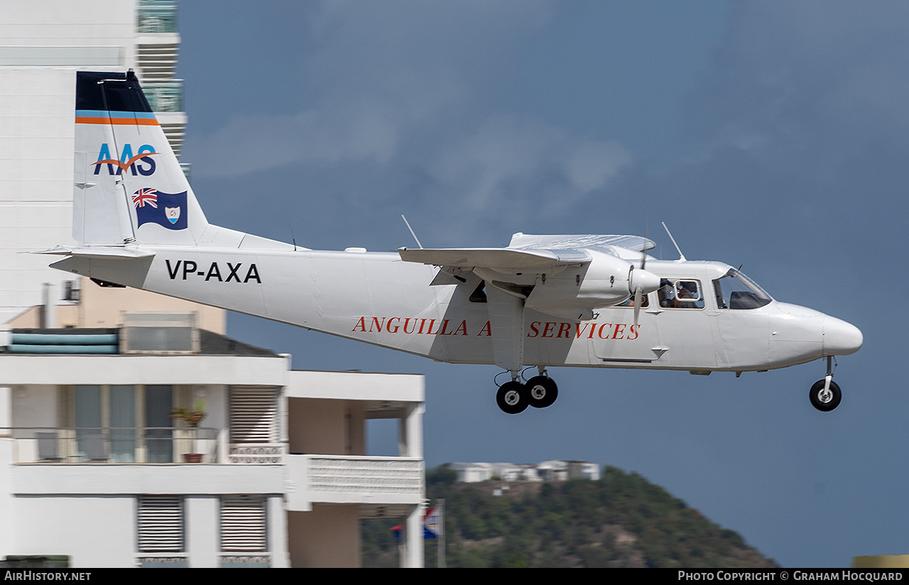 Aircraft Photo of VP-AXA | Pilatus Britten-Norman BN-2A-20 Islander | Anguilla Air Services | AirHistory.net #775020