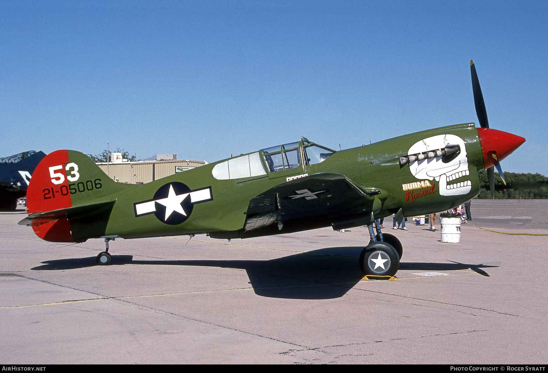 Aircraft Photo of N293FR / 21-05006 | Curtiss P-40K Warhawk | USA - Air Force | AirHistory.net #775024