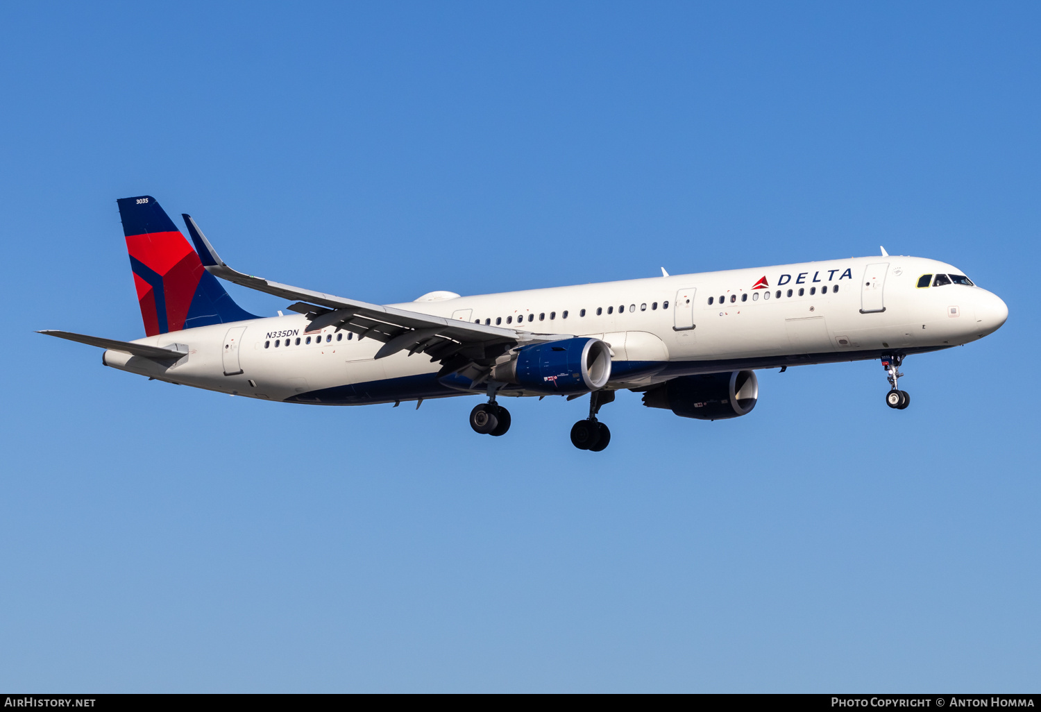 Aircraft Photo of N335DN | Airbus A321-213 | Delta Air Lines | AirHistory.net #775069