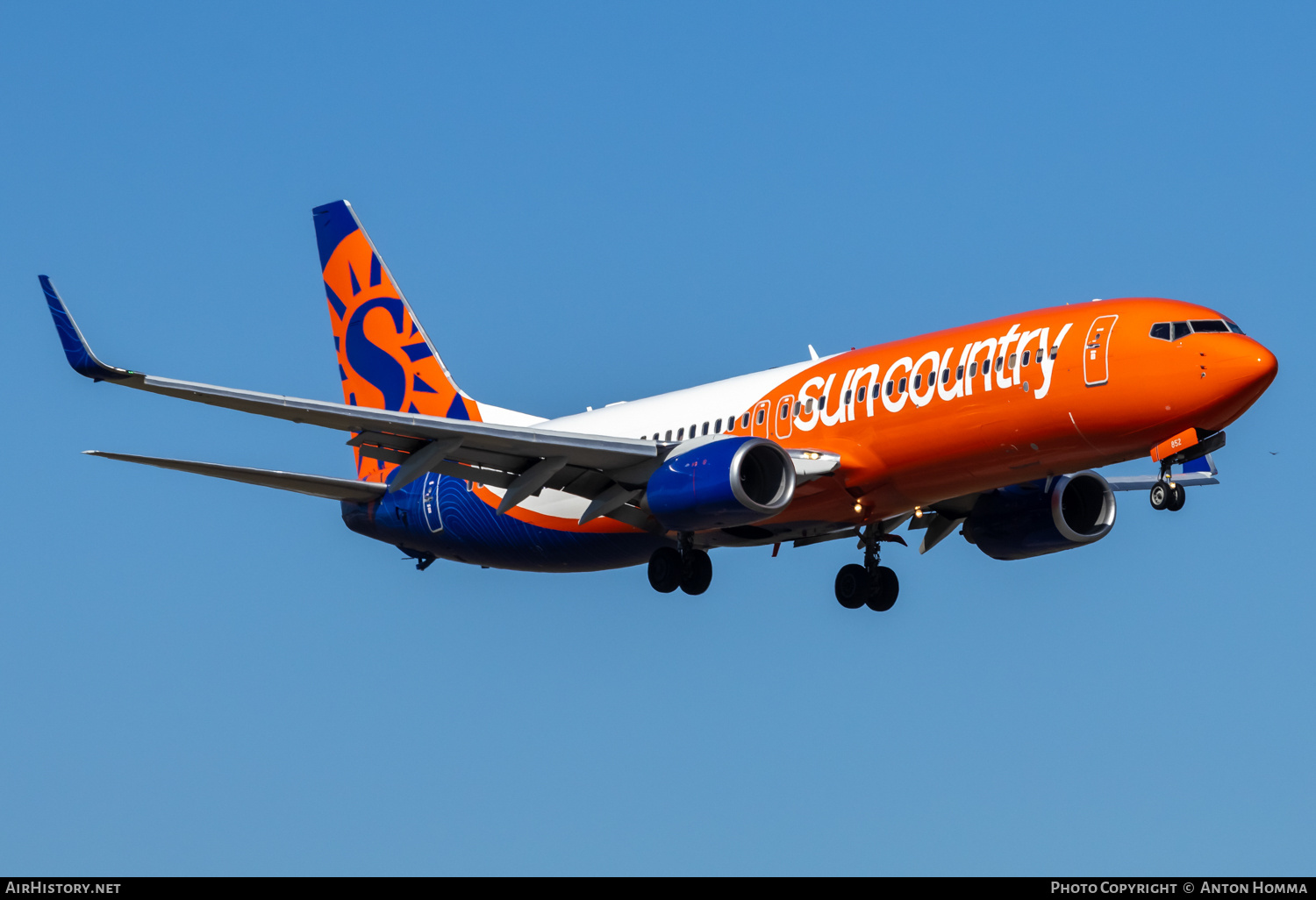 Aircraft Photo of N852SY | Boeing 737-89M | Sun Country Airlines | AirHistory.net #775073