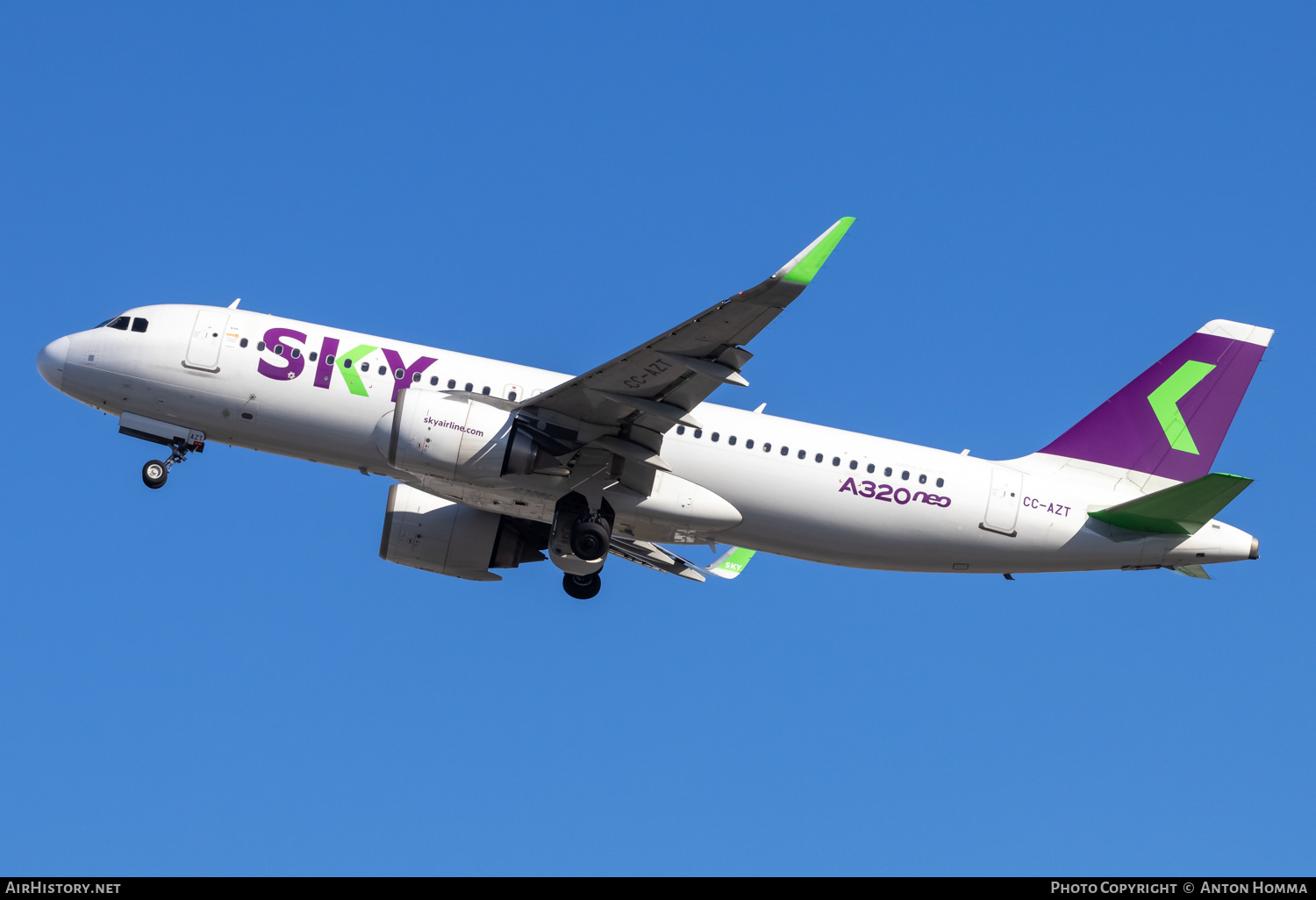 Aircraft Photo of CC-AZT | Airbus A320-251N | Sky Airline | AirHistory.net #775083