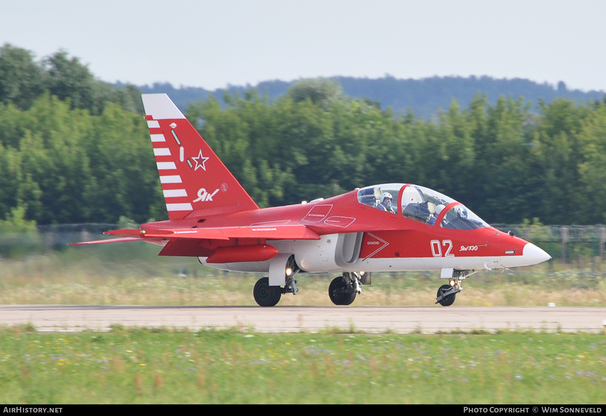 Aircraft Photo of 02 white | Yakovlev Yak-130 | UAC - United Aircraft Corporation | AirHistory.net #775086