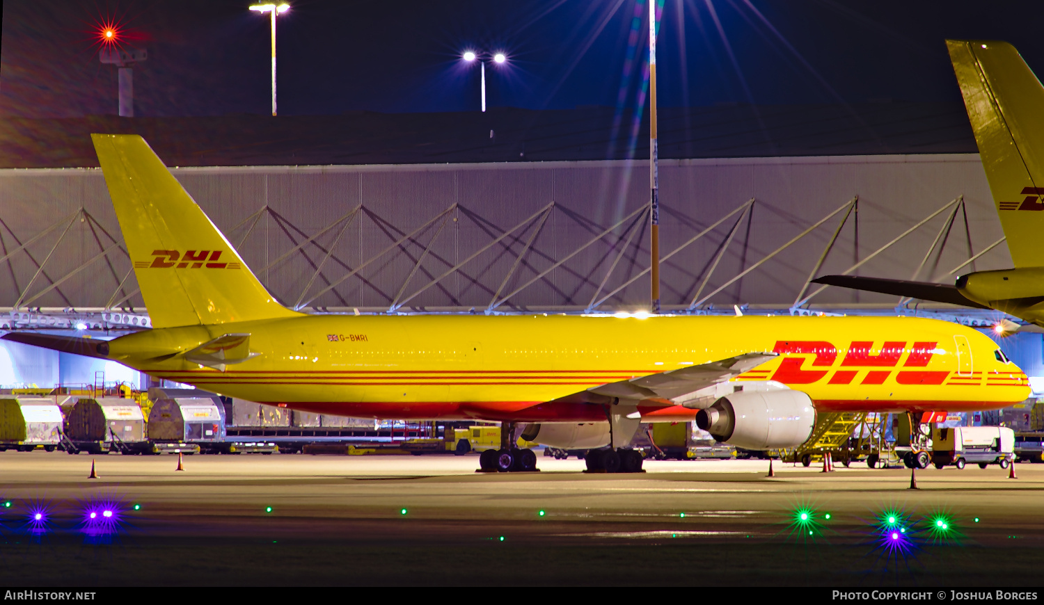Aircraft Photo of G-BMRI | Boeing 757-236 | DHL International | AirHistory.net #775174