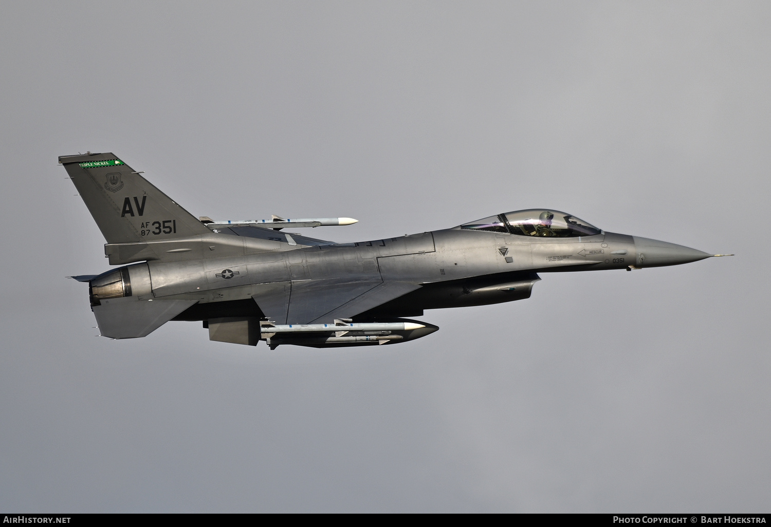 Aircraft Photo of 87-0351 / AF87-351 | General Dynamics F-16CM Fighting Falcon | USA - Air Force | AirHistory.net #775176