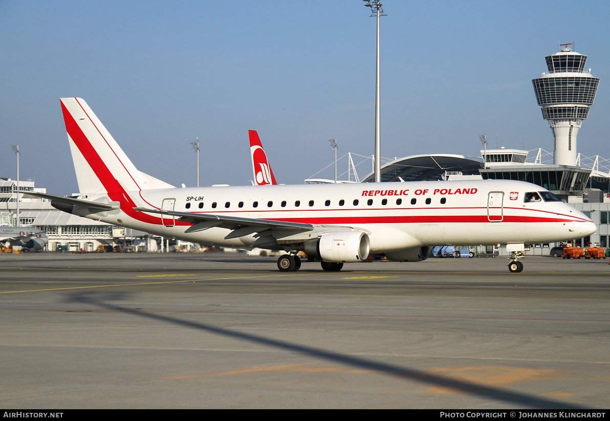 Aircraft Photo of SP-LIH | Embraer 175LR (ERJ-170-200LR) | Republic of Poland - Rzeczpospolita Polska | AirHistory.net #775189