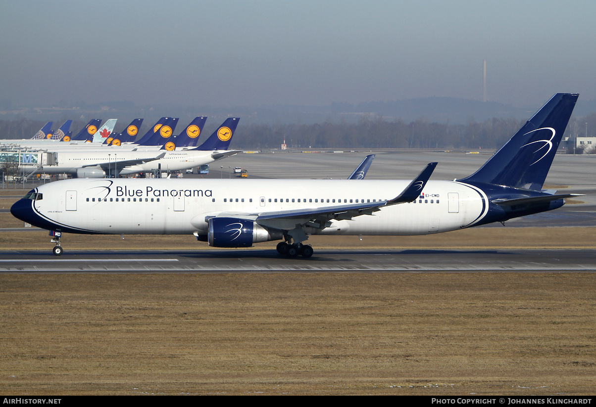 Aircraft Photo of EI-CMD | Boeing 767-324/ER | Blue Panorama Airlines | AirHistory.net #775194