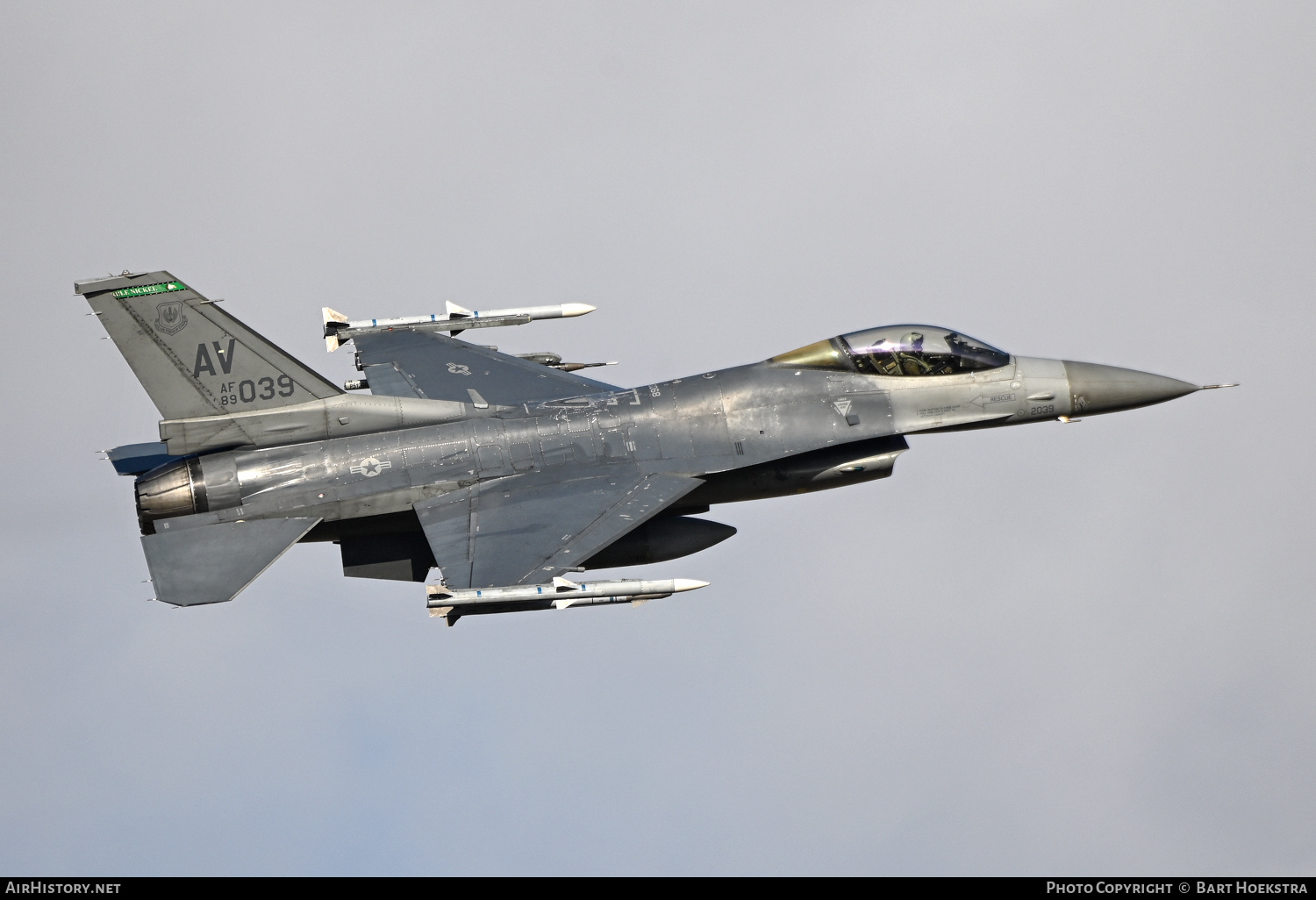 Aircraft Photo of 89-2039 / AF89-039 | General Dynamics F-16CM Fighting Falcon | USA - Air Force | AirHistory.net #775205