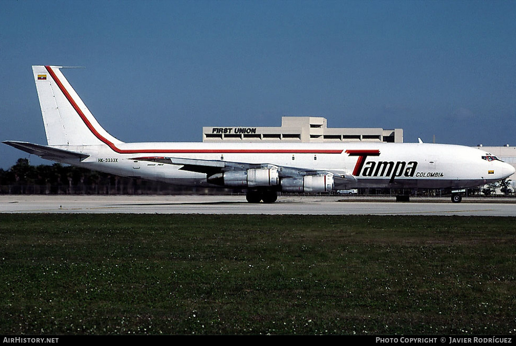 Aircraft Photo of HK-3333X | Boeing 707-321C | TAMPA - Transportes Aéreos Mercantiles Panamericanos | AirHistory.net #775241