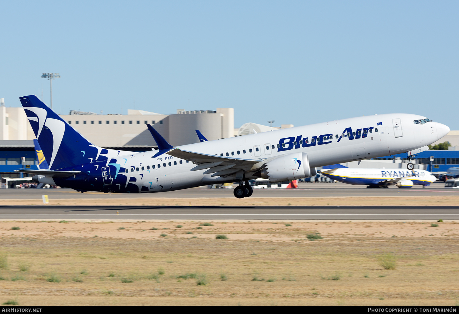 Aircraft Photo of YR-MXD | Boeing 737-8 Max 8 | Blue Air | AirHistory.net #775256