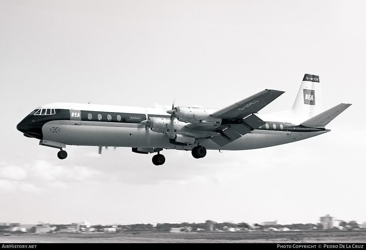 Aircraft Photo of G-APEU | Vickers 953 Vanguard | BEA - British European Airways | AirHistory.net #775260
