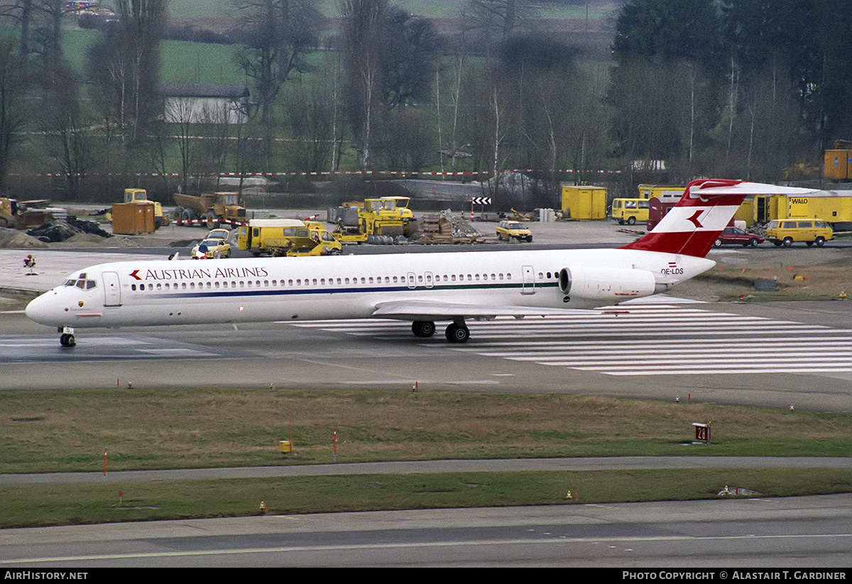 Aircraft Photo of OE-LDS | McDonnell Douglas MD-81 (DC-9-81) | Austrian Airlines | AirHistory.net #775263