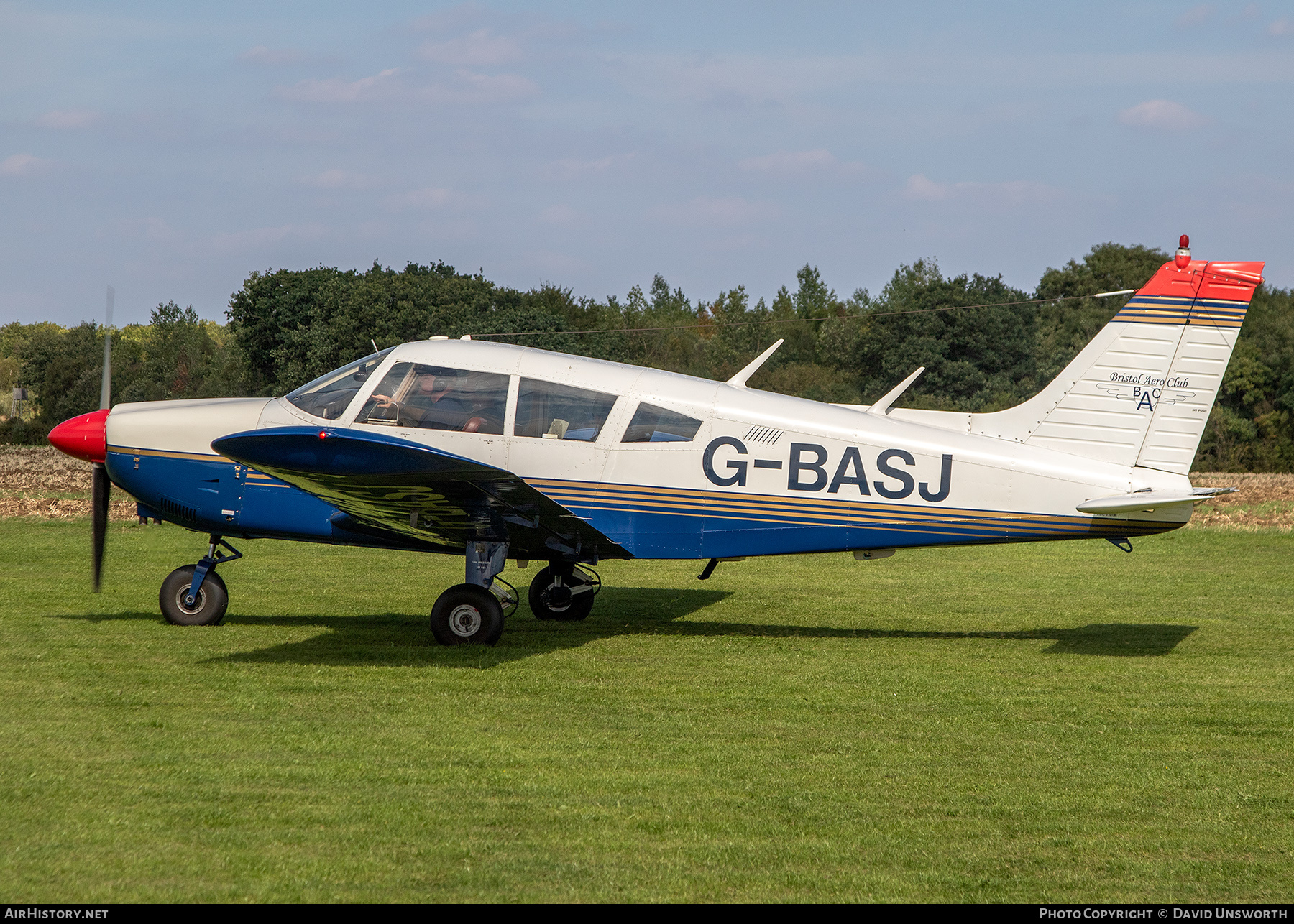 Aircraft Photo of G-BASJ | Piper PA-28-180 Cherokee Challenger | Bristol Aero Club | AirHistory.net #775264