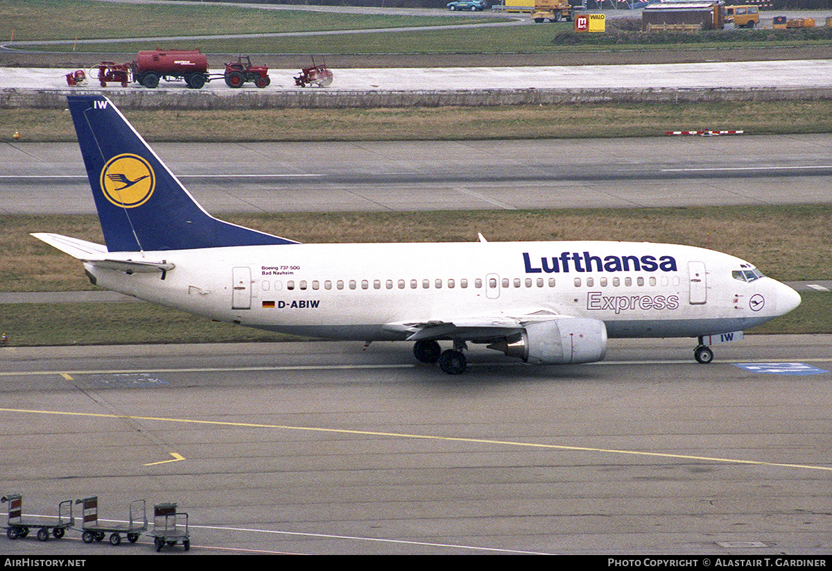 Aircraft Photo of D-ABIW | Boeing 737-530 | Lufthansa Express | AirHistory.net #775319