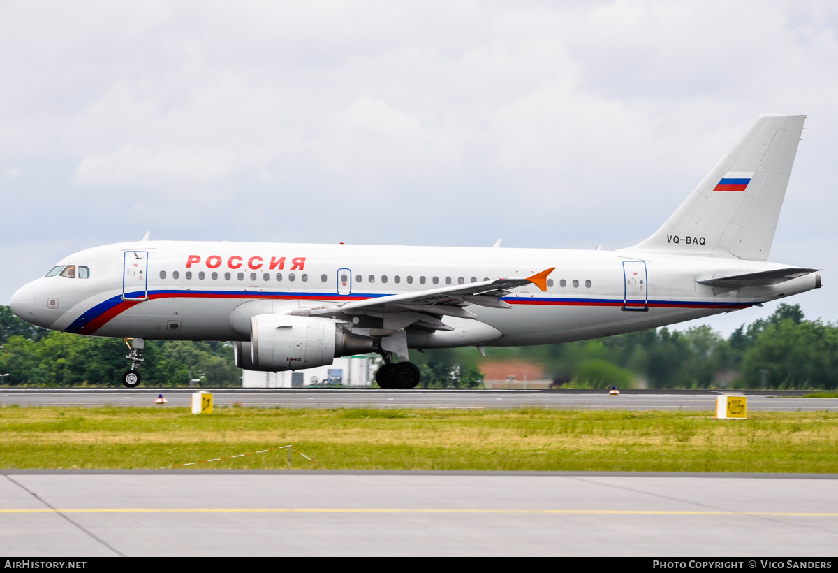 Aircraft Photo of VQ-BAQ | Airbus A319-111 | Rossiya - Russian Airlines | AirHistory.net #775333