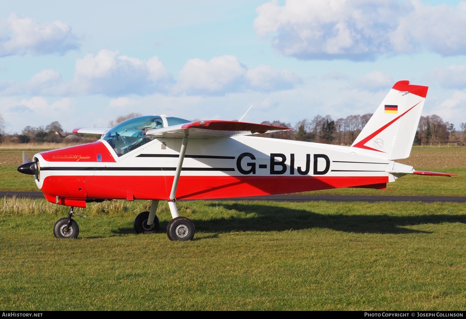 Aircraft Photo of G-BIJD | Bölkow Bo-208C Junior | AirHistory.net #775397