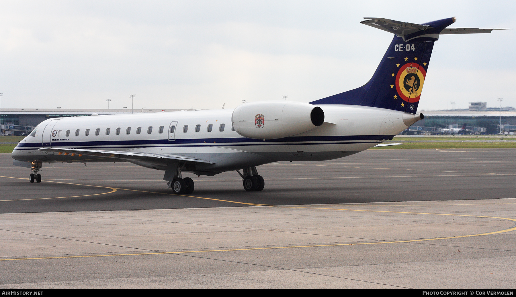 Aircraft Photo of CE-04 | Embraer ERJ-145LR (EMB-145LR) | Belgium - Air Force | AirHistory.net #775416