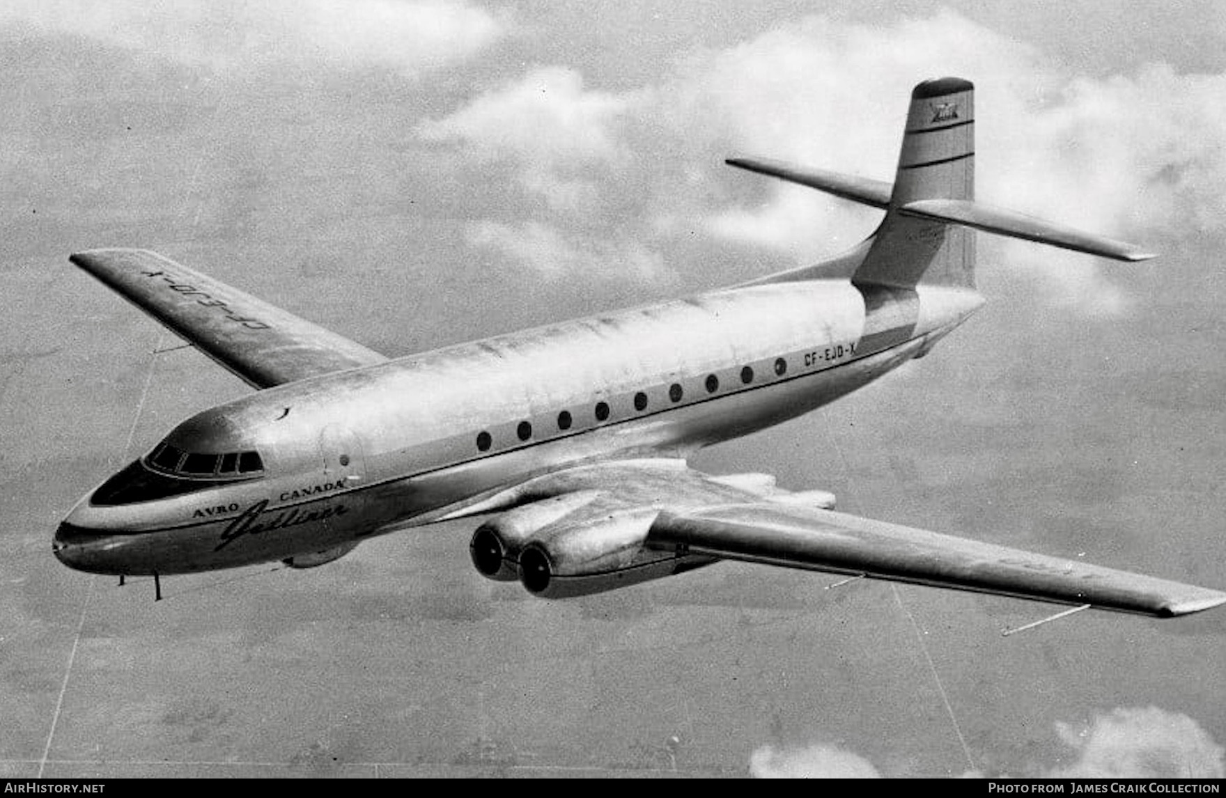 Aircraft Photo of CF-EJD-X | Avro Canada C-102 Jetliner | Avro Canada | AirHistory.net #775487