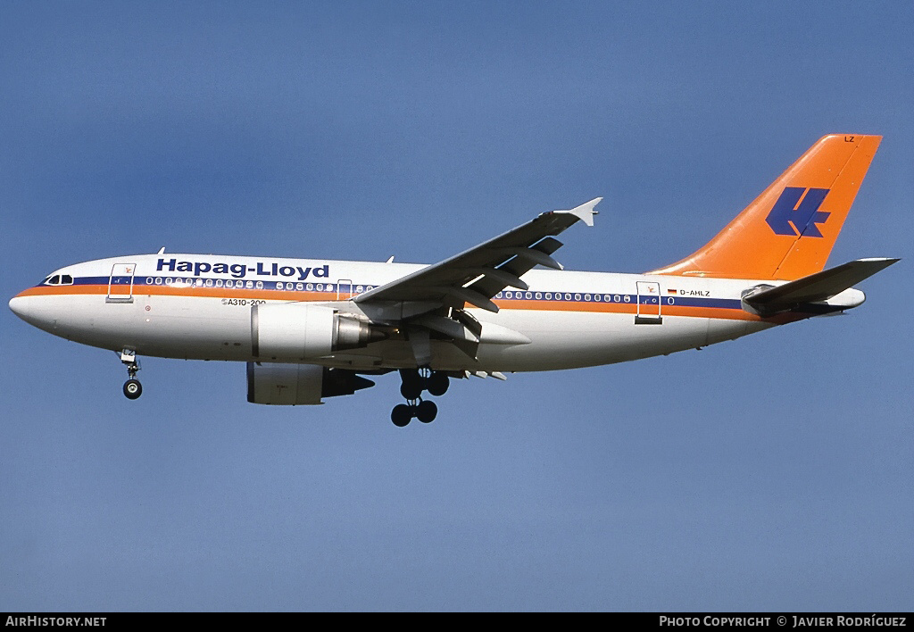 Aircraft Photo of D-AHLZ | Airbus A310-204 | Hapag-Lloyd | AirHistory.net #775513