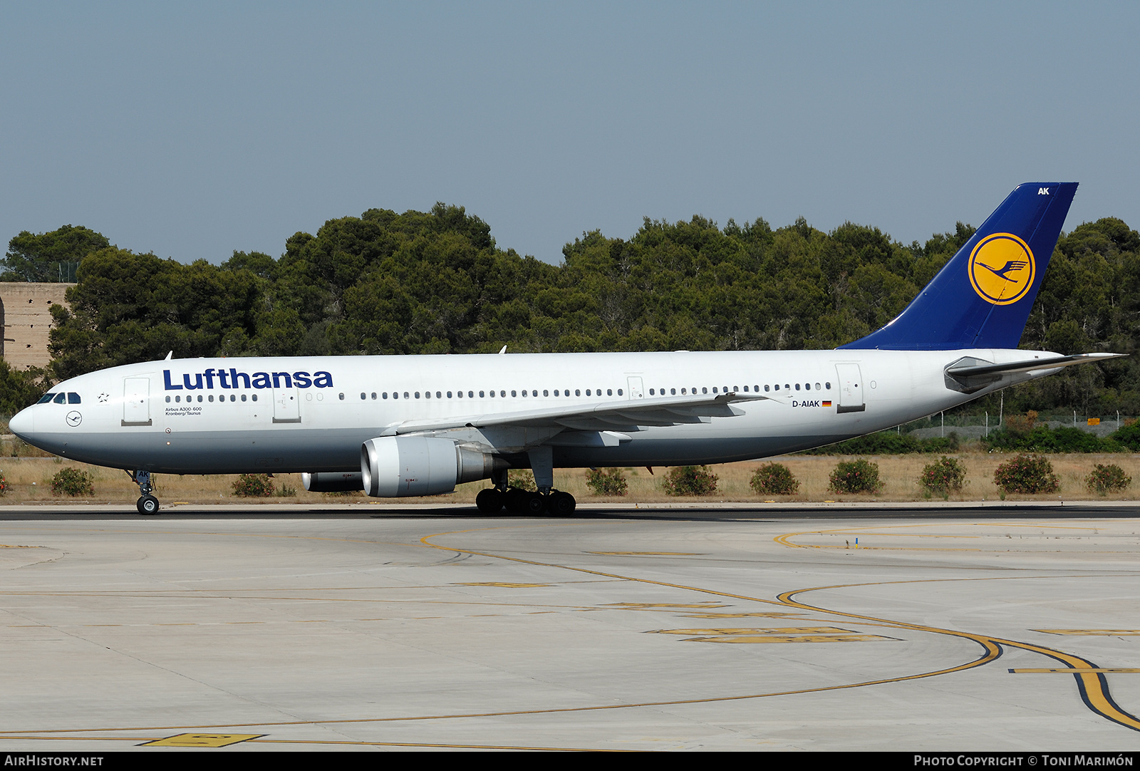 Aircraft Photo of D-AIAK | Airbus A300B4-603 | Lufthansa | AirHistory.net #775568