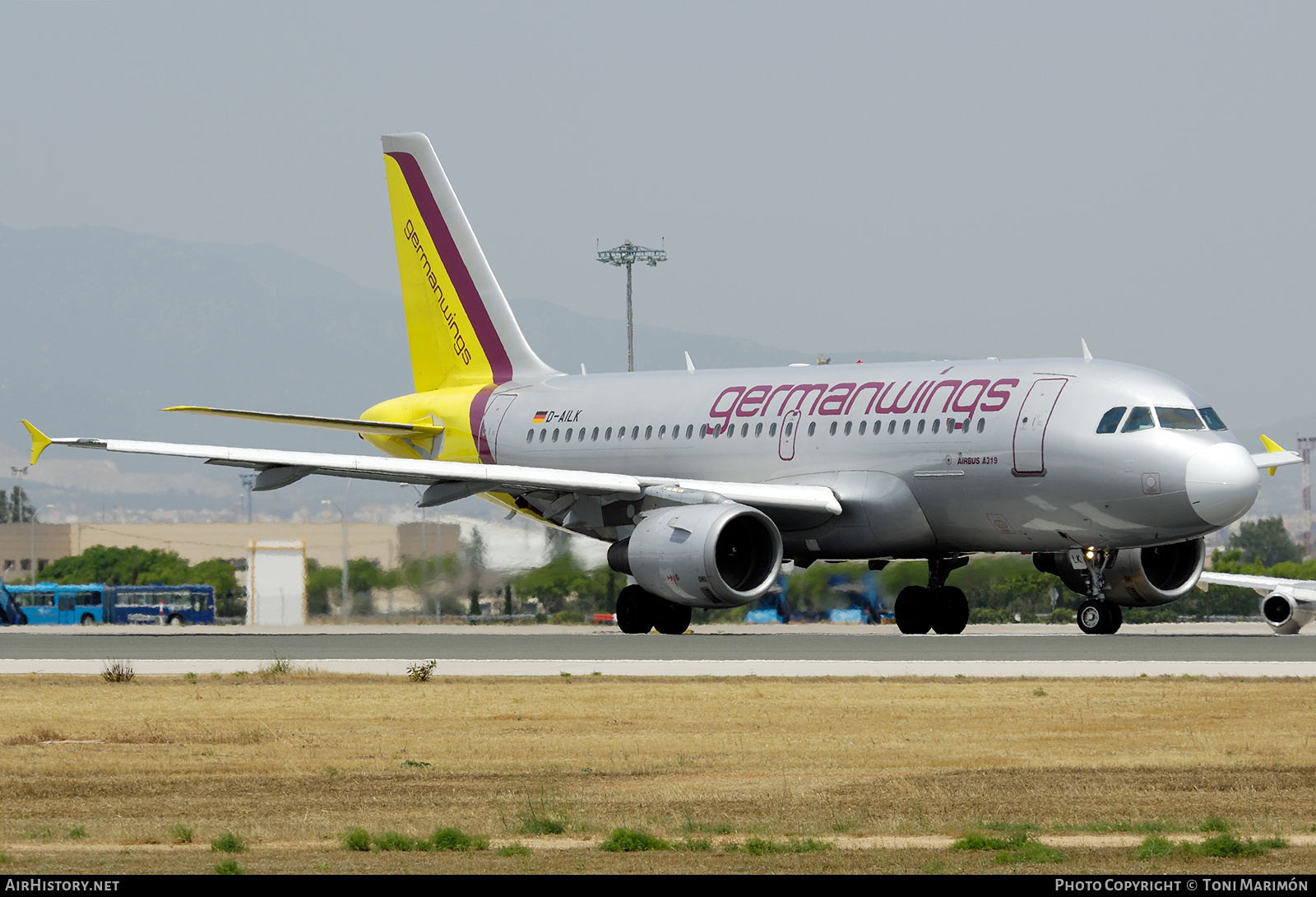 Aircraft Photo of D-AILK | Airbus A319-114 | Germanwings | AirHistory.net #775575
