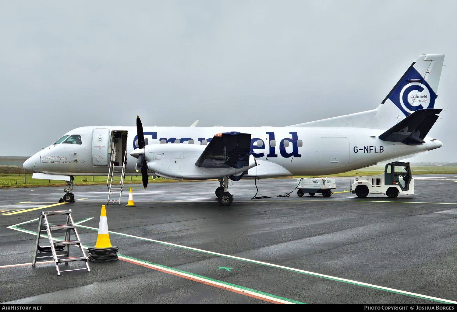 Aircraft Photo of G-NFLB | Saab 340B | Cranfield University | AirHistory.net #775592