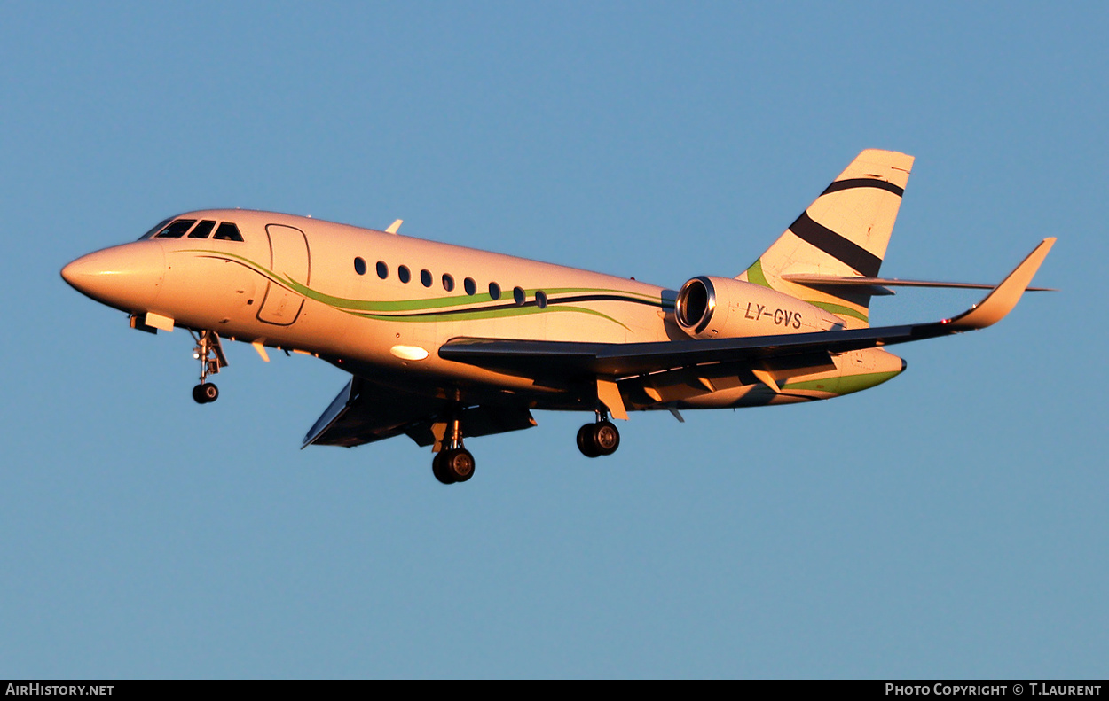 Aircraft Photo of LY-GVS | Dassault Falcon 2000S | AirHistory.net #775615