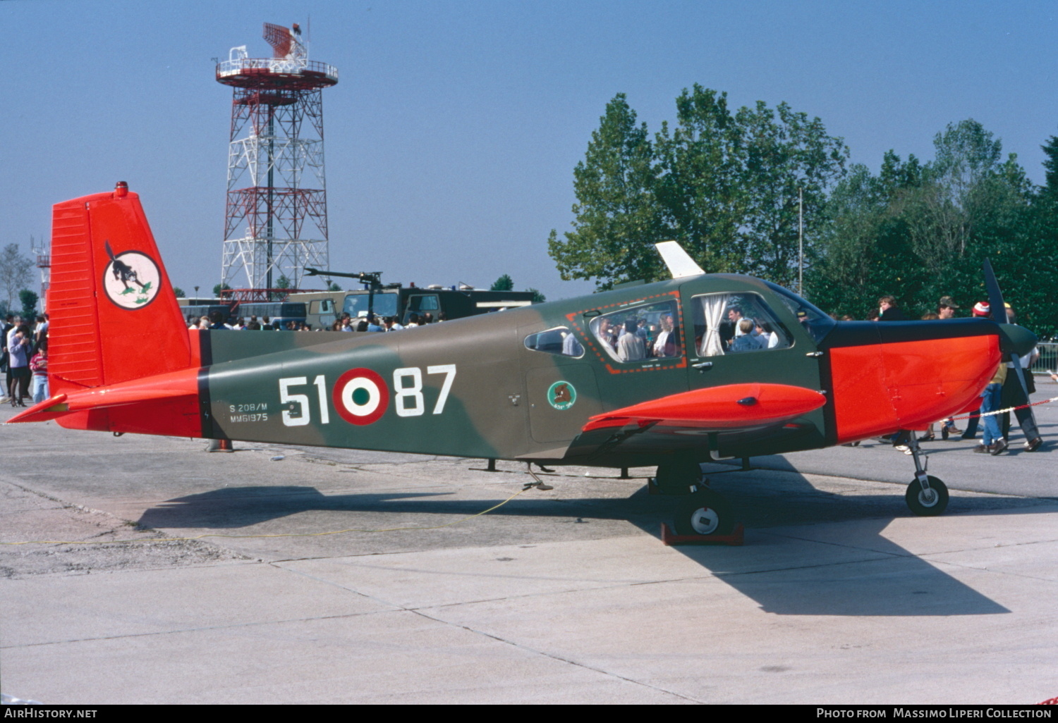 Aircraft Photo of MM61975 | SIAI-Marchetti S-208M | Italy - Air Force | AirHistory.net #775645
